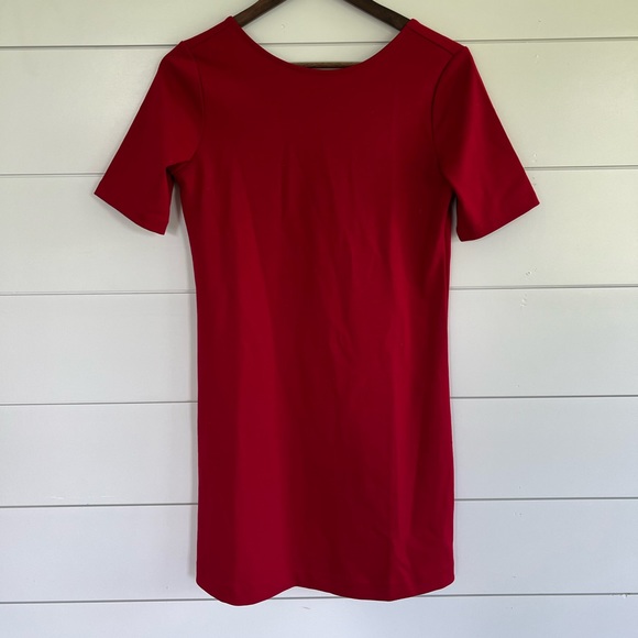 GAP Dresses & Skirts - NWT Gap Short-Sleeve Red Knee-Length Pencil Dress Size XS